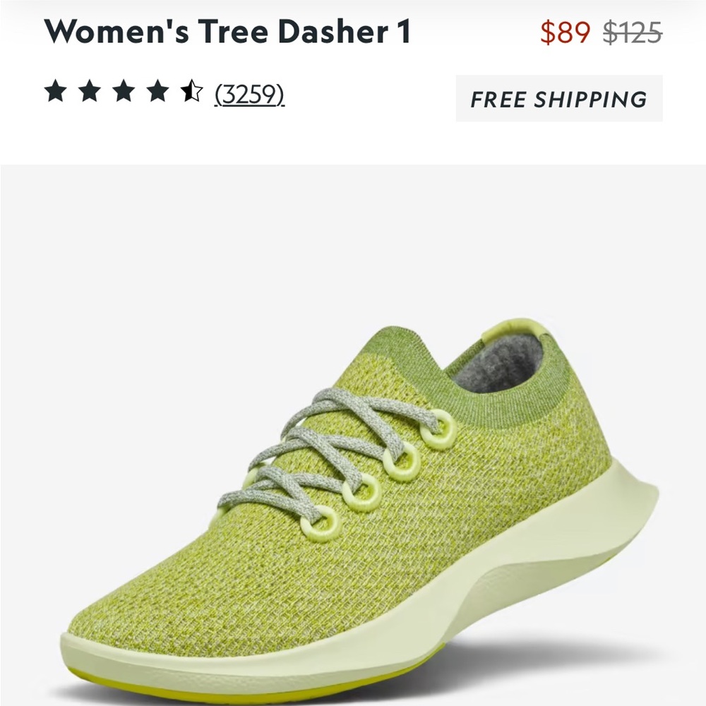 AllBirds Tree Dasher in Kilimanjaro